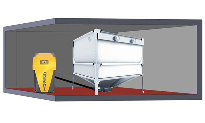 Lagersysteme für Pellets - Geobox Behälter